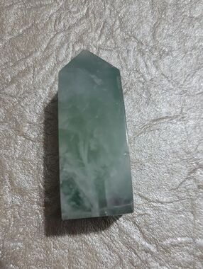 Green Flourite Crystal Tower